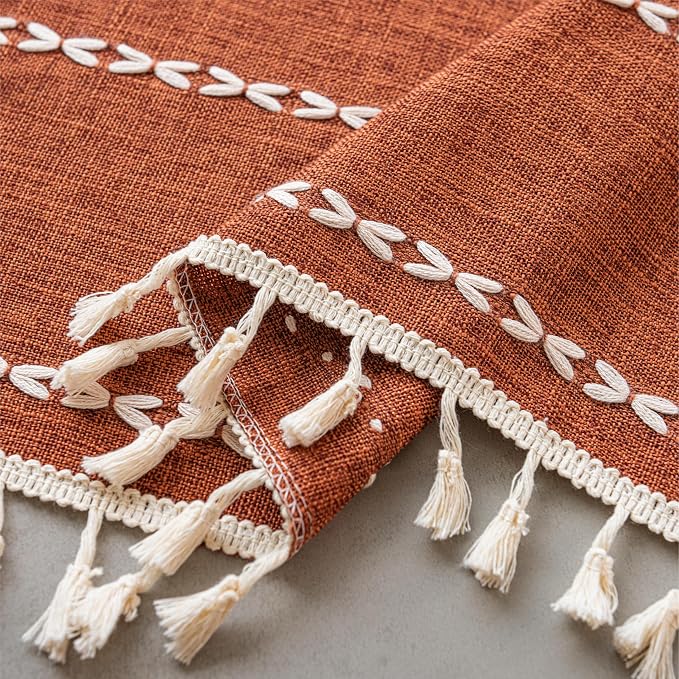 Sutuo Home Boho Short Curtains Valance - Image 8