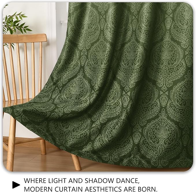 DWCN 100% Blackout Curtains for Bedroom - Image 8