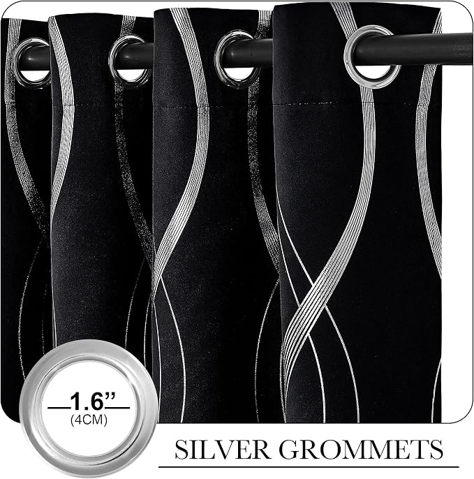 NICETOWN Black Out Curtains for Living Room - Image 3