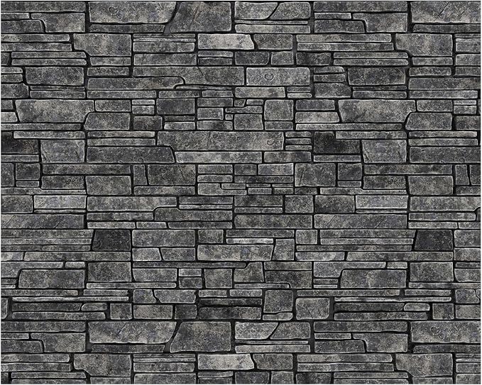 VitalCozy 15 x 10ft Gray Brick Wall Backdrop Fabric Brick Photo Background | by VitalCozy