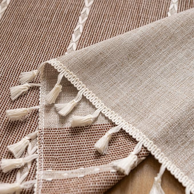 Sutuo Home Boho Curtains Valance Tier 36 inch - Image 7