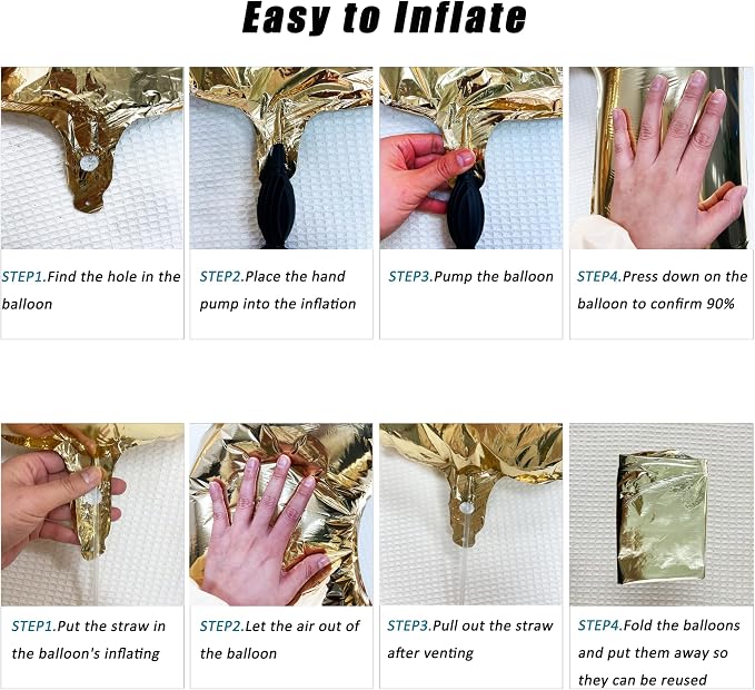 40 Inch Light Gold 7 Number Balloons Large Champagne Gold Number | White Gold - Image 3