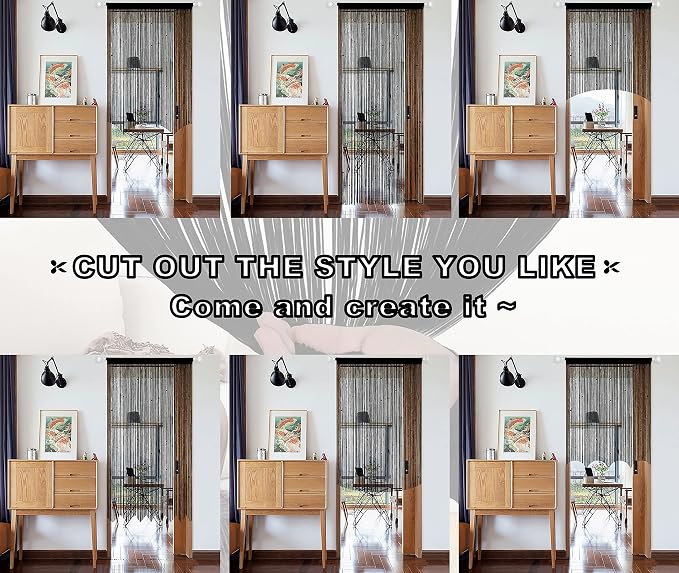 YIIBAII Door String Curtains Fringe Door Curtains - Image 6