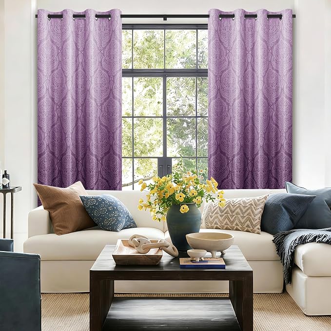 DWCN 100% Blackout Curtains for Bedroom 54 Inch Long - Image 4