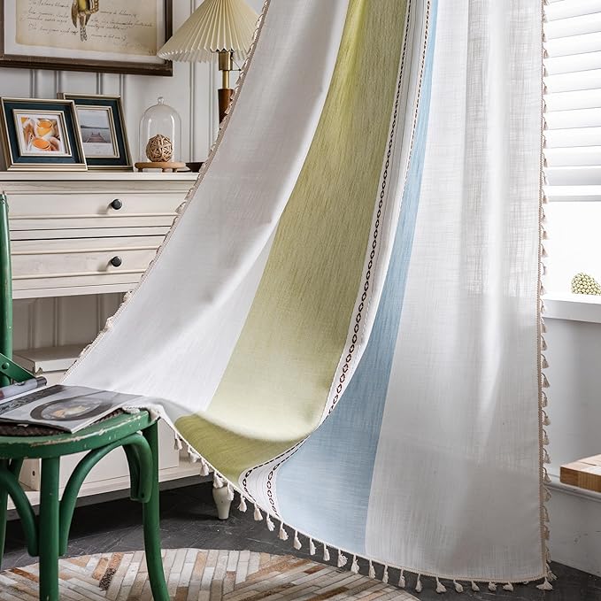 Sutuo Home Boho Curtains 84 inch by SutuoHome