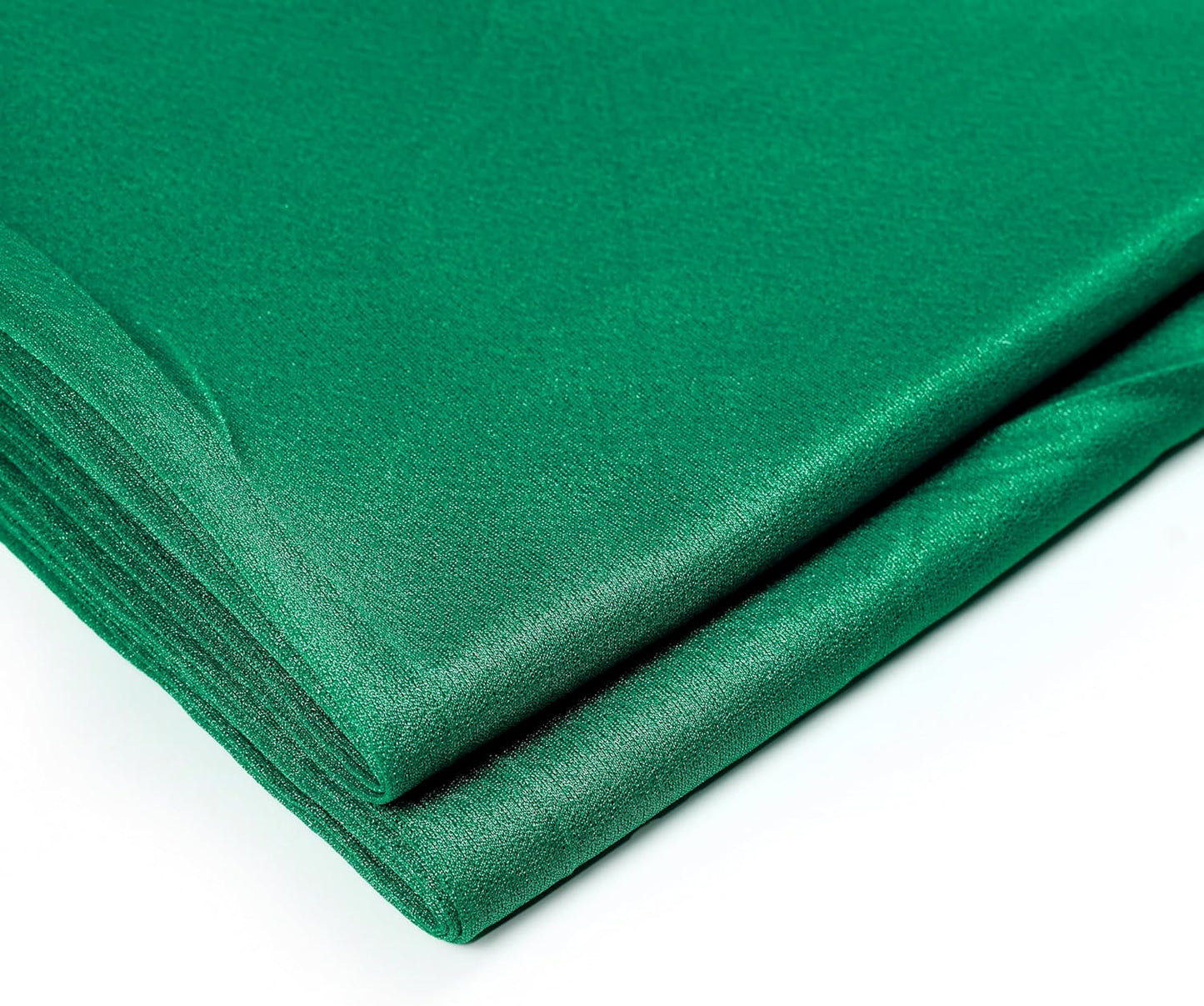 VDS Pack of 2 Panel (30 Inch X 50 Feet) Wedding Arch Draping Fabric Sheer Chiffon Fabric Drapery for Wedding Ceremony Reception Swag Backdrop Canopy Chuppah ARBO Altars Decoration (Emerald)