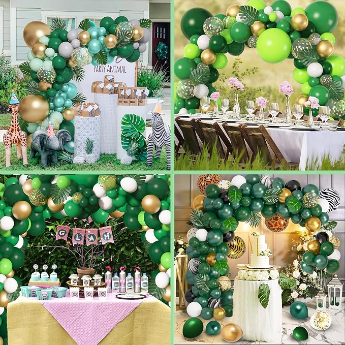 Amandir 153pcs Green and Gold Balloon Garland Arch Kit Different Sizes | 18 12 - Image 6