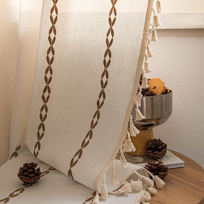 Sutuo Home Boho Curtains 90 Inches Long, Bohemian Curtain - Image 7