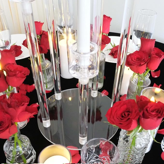 42.5inch 10pcs Acrylic Candelabra Centerpieces - Image 6