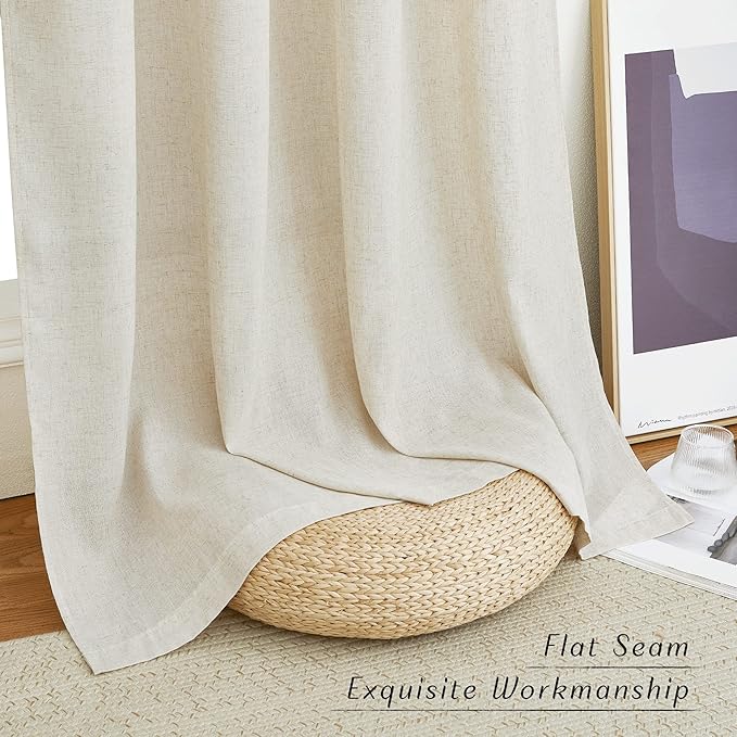 NICETOWN Linen Polyester Curtains - Image 7