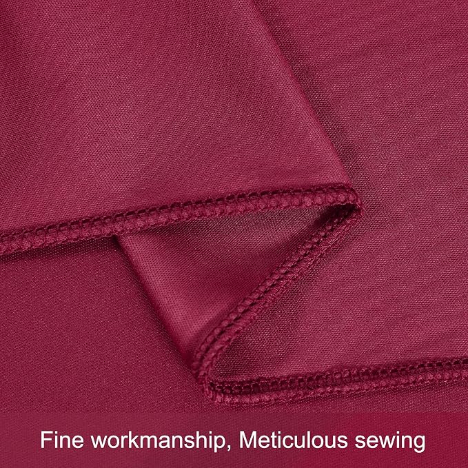 6 Panels Burgundy Backdrop Curtains - Image 8
