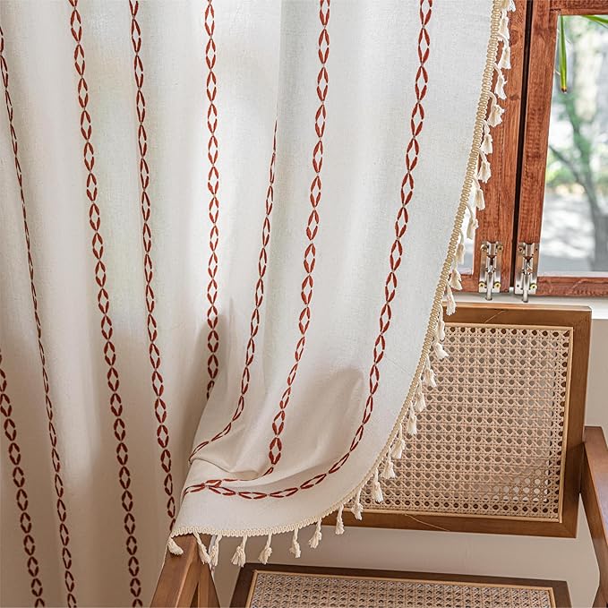 Sutuo Home Boho Curtains 84 Inches Long - Image 6