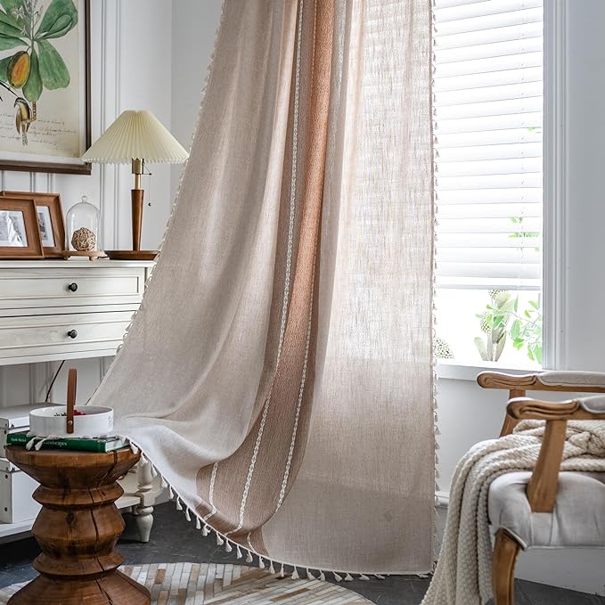 Sutuo Home Boho Curtains 108 inch by SutuoHome