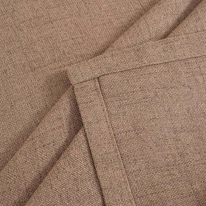 YoungsTex Linen Curtains 90 Inch Length, Light Filtering Drapes - Image 8