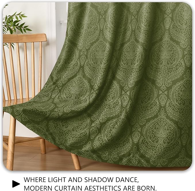 DWCN 100% Blackout Curtains for Bedroom - Image 6