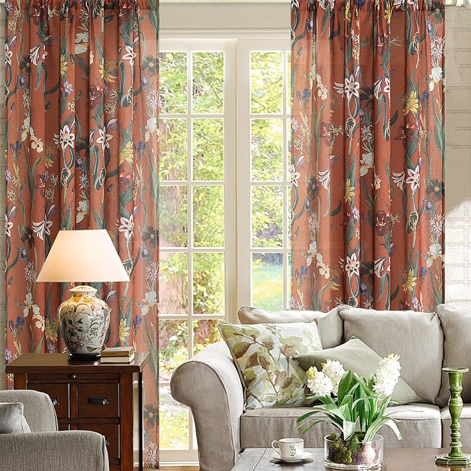 Schweek Boho Curtains 84 Inches Length 2 Panels - Image 7
