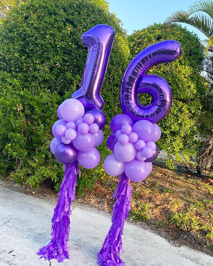 Purple 6 Balloon - Image 4