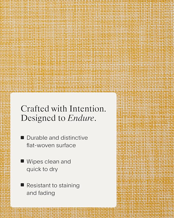 Chilewich Mini Basketweave Placemats, Woven Rectangle Placemats Set of 4 | Easy - Image 3