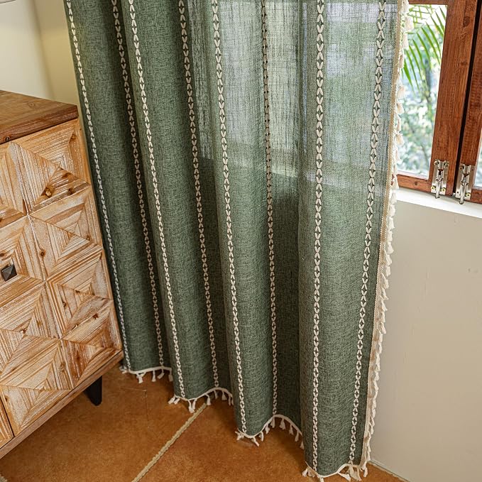 Sutuo Home Boho Window Curtains - Image 7