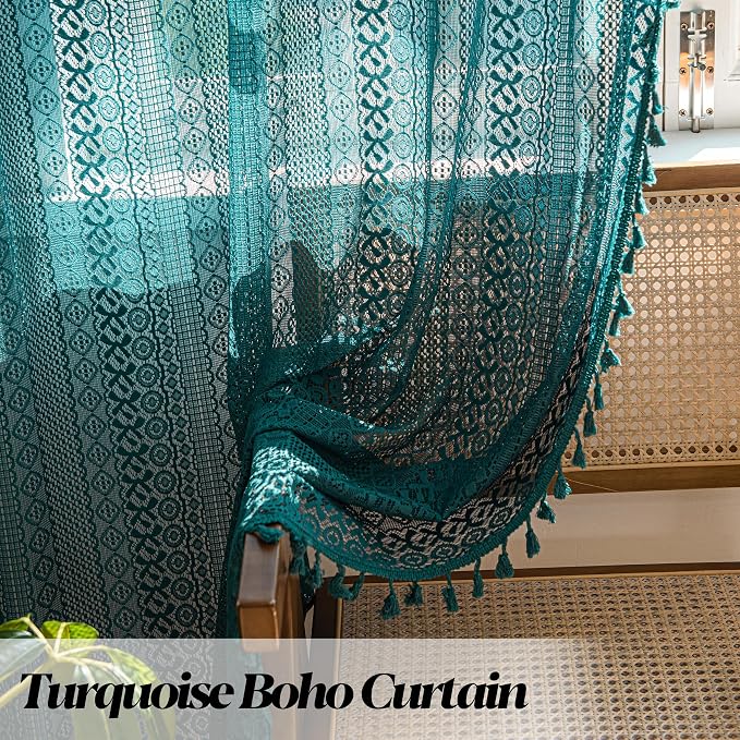 Sutuo Home Boho Curtains 84 inches Long - Image 3