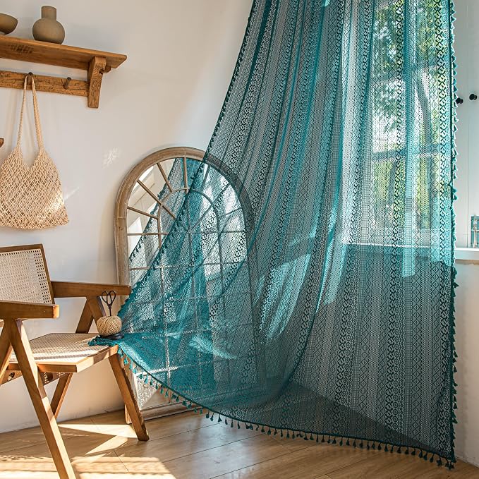 Sutuo Home Boho Curtains 84 inches Long by SutuoHome