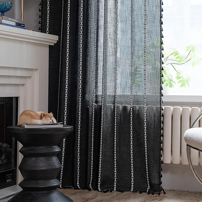 Sutuo Home Boho Curtains 102 inches Long - Image 4