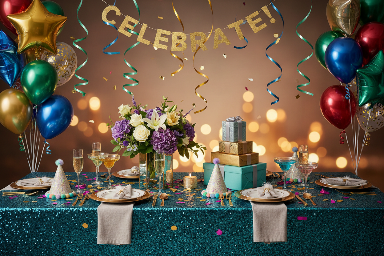 At FiestaFoundry, we believe every celebration deserves to be extraordinary. We are your one-stop shop for high-quality, fun, and creative party supplies designed to make every occasion unforgettable. Whether you’re planning a birthday, wedding, baby shower, holiday gathering, or just a spontaneous celebration, we’ve got everything you need to make it sparkle. (make it real photo)