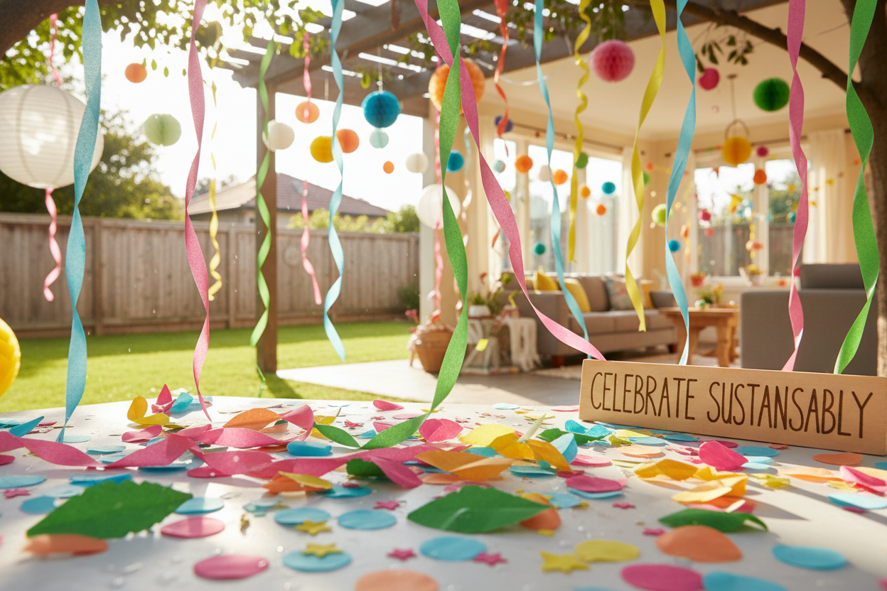 Confetti, Streamers & Decorations – Biodegradable and safe for indoor/outdoor use (make it real photo)